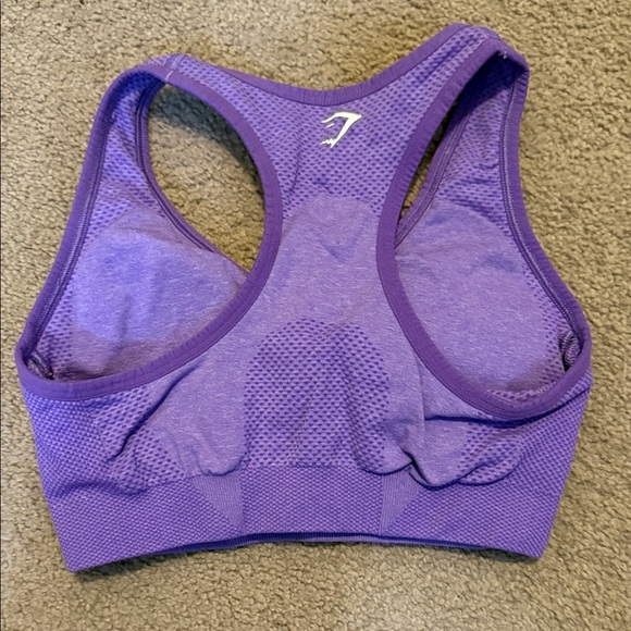 Gymshark Vibrant Purple Sports Bra - Picture 4 of 7